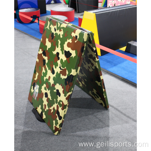 New Product Camouflage Folding Gym Mat 2-Fold Aerobics Exercise Mat Gymnastics Mat for Stretch